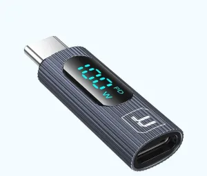 100w Usb c Otg Adapter with Digital Display