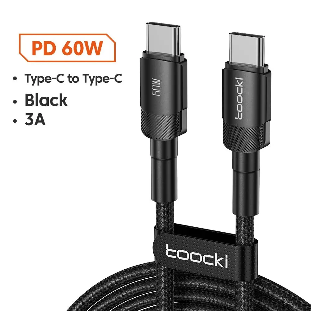 100w Usb c to c Cable Pd 3.0 Fast Charge for Iphone 15 Macbook Samsung Xiaomi