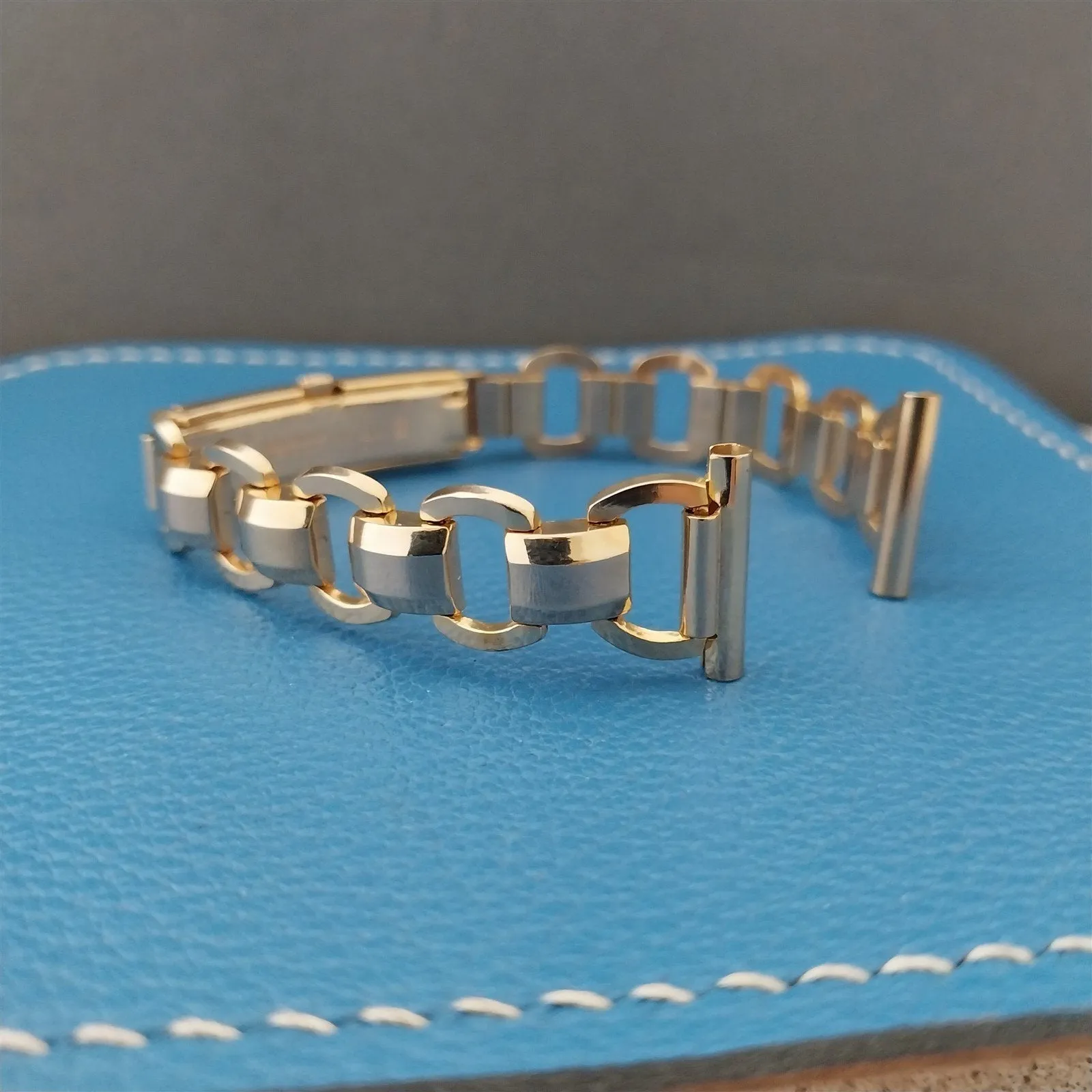 16mm 1940s 12k Gold-Filled Classic Kestenmade Majestic USA Vintage Watch Band