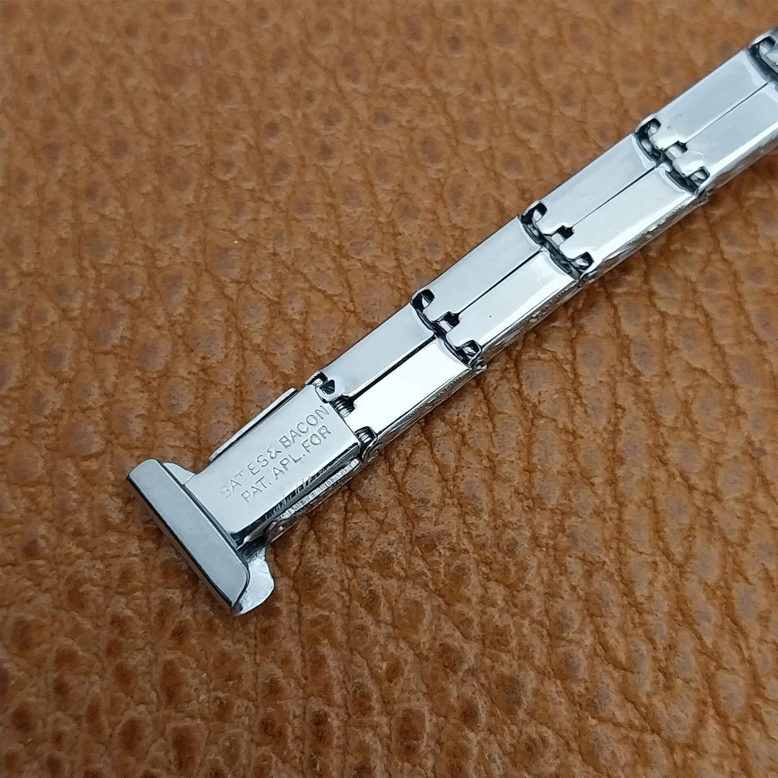 1920s 11mm White Gold-Filled Bates & Bacon Ladies Unused Antique Watch Band