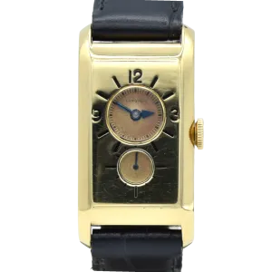 1933 Longines super rare and wonderful 3359 Duo-dial solid 18k Doctors watch 'SuperSolo' cal 9.32