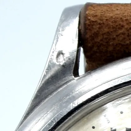 1944 WW2 Longines Manual Wind military style Wristwatch Model 63028 with Gorgeous Original Arabic Dial