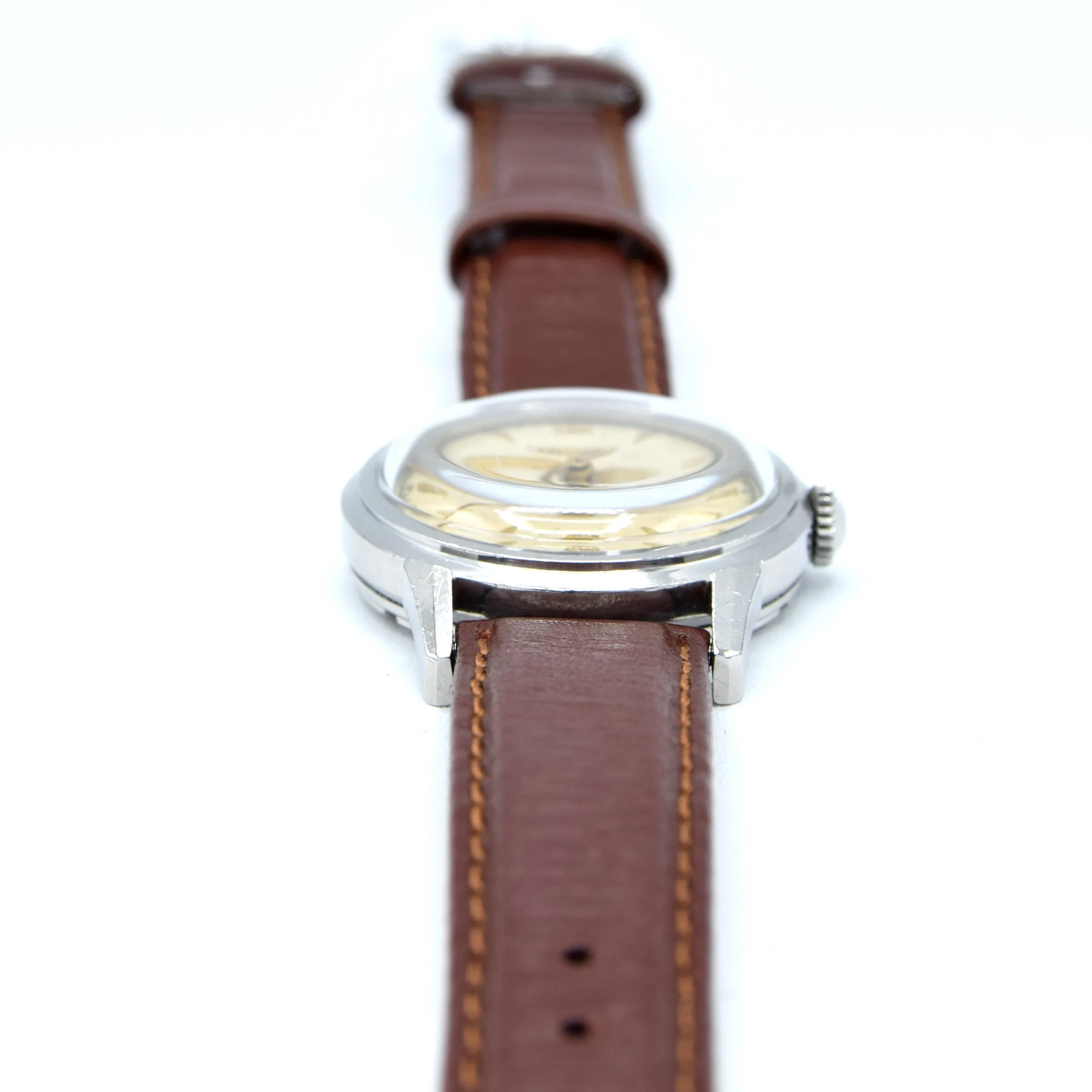 1951 Longines Manual Wind Wristwatch Model 6244 with Gorgeous Original Dial Cal 23zs
