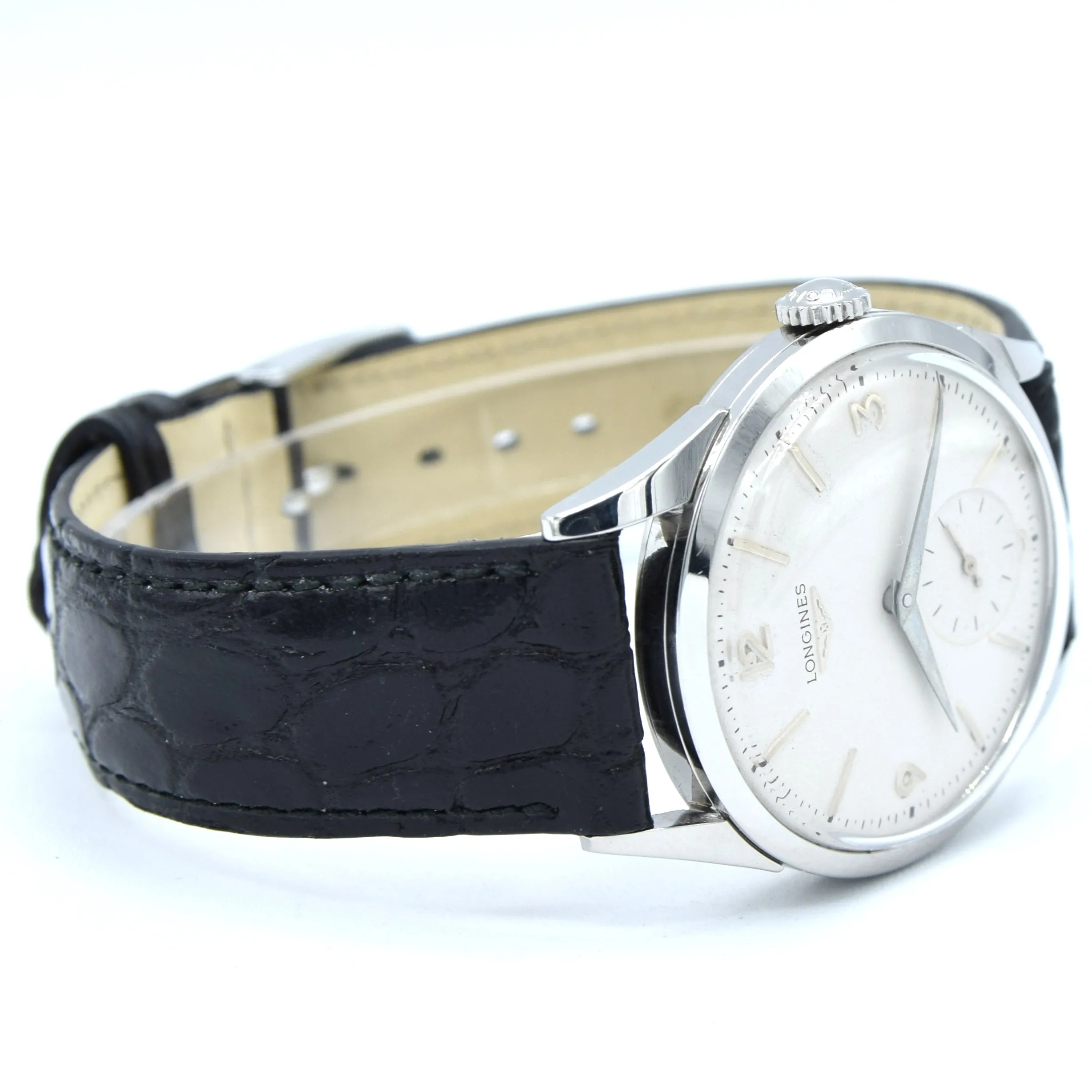 1956 Longines classic Manual Wind Wristwatch Model 6666 fully restored with renown Cal 12.68z