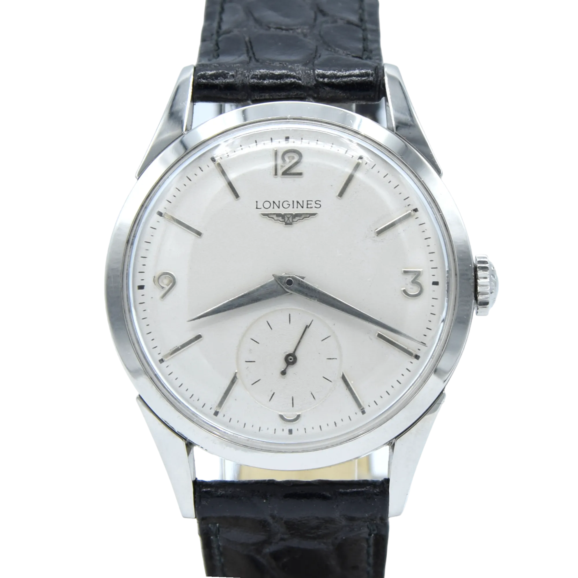 1956 Longines classic Manual Wind Wristwatch Model 6666 fully restored with renown Cal 12.68z