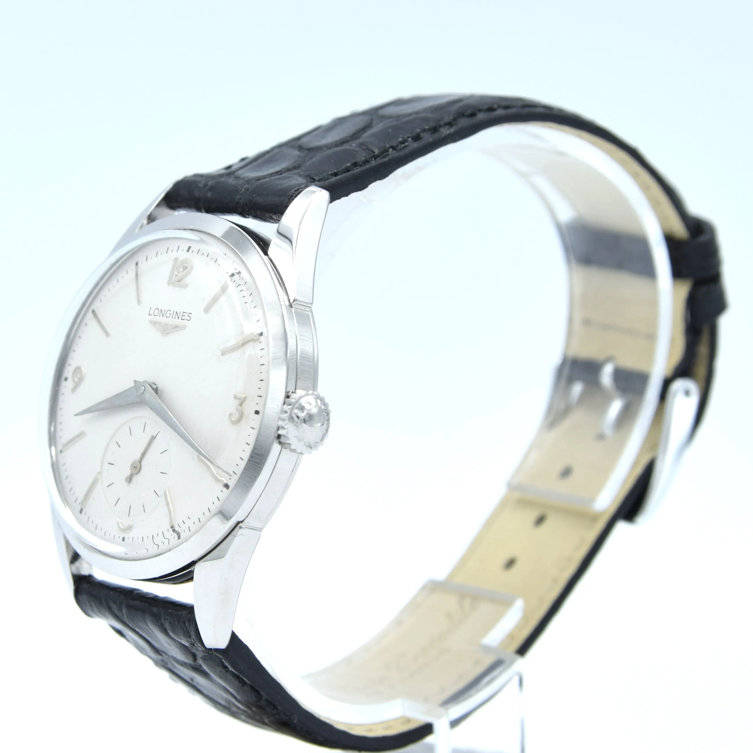 1956 Longines classic Manual Wind Wristwatch Model 6666 fully restored with renown Cal 12.68z