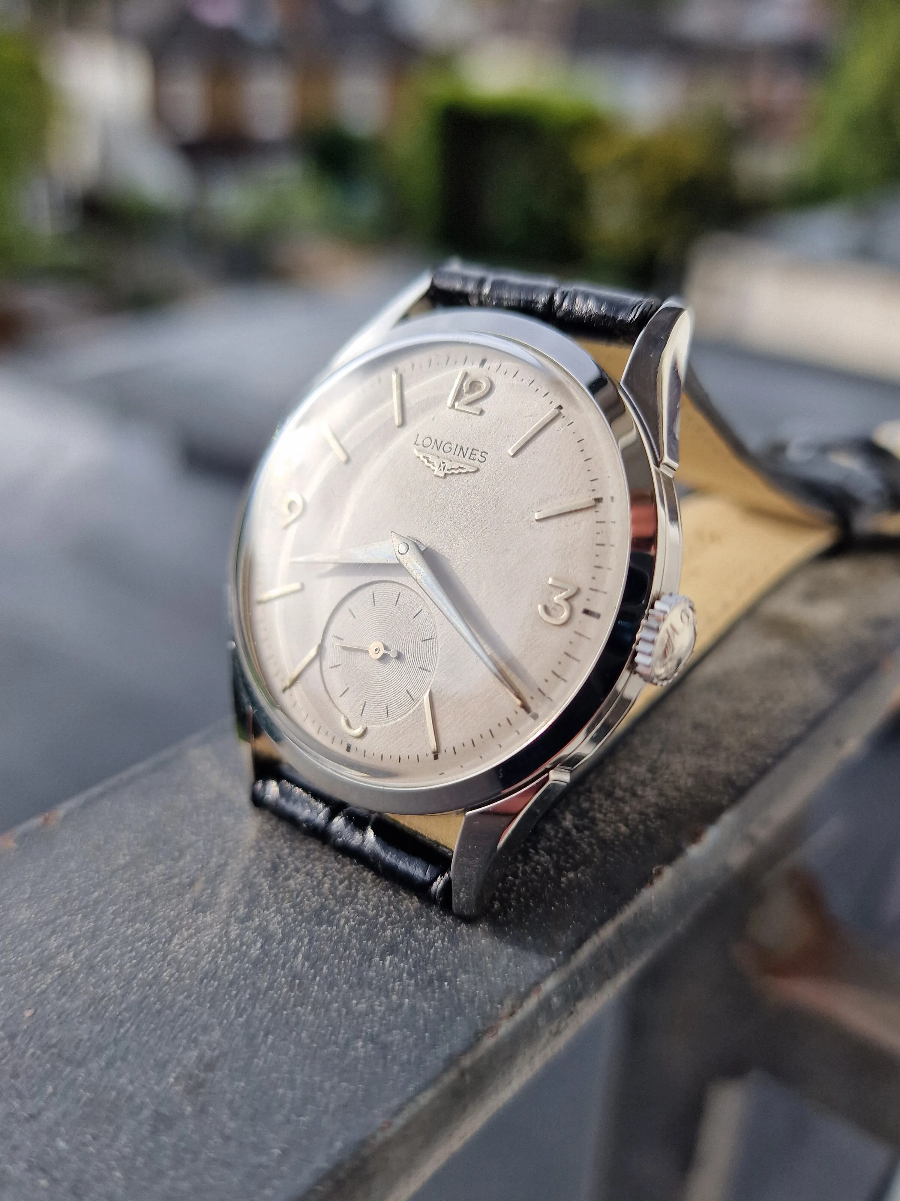 1956 Longines classic Manual Wind Wristwatch Model 6666 fully restored with renown Cal 12.68z