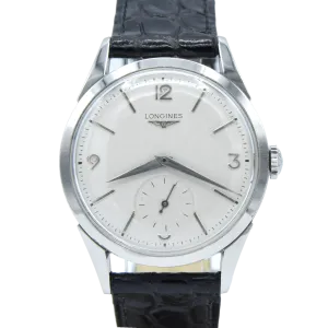 1956 Longines classic Manual Wind Wristwatch Model 6666 fully restored with renown Cal 12.68z