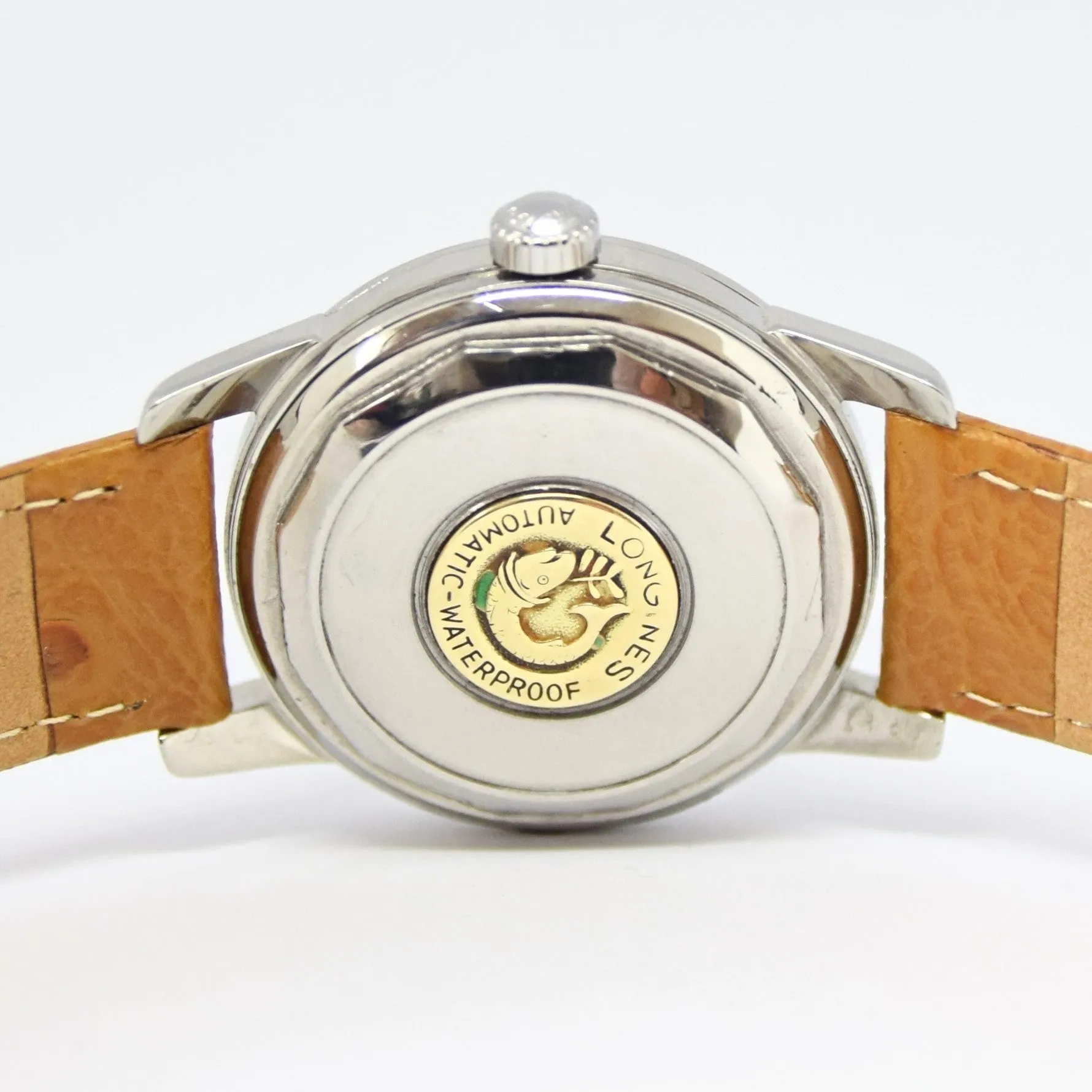 1957 Stunning Longines Conquest with Two Tone Dial Model 9000 in Stainless Steel