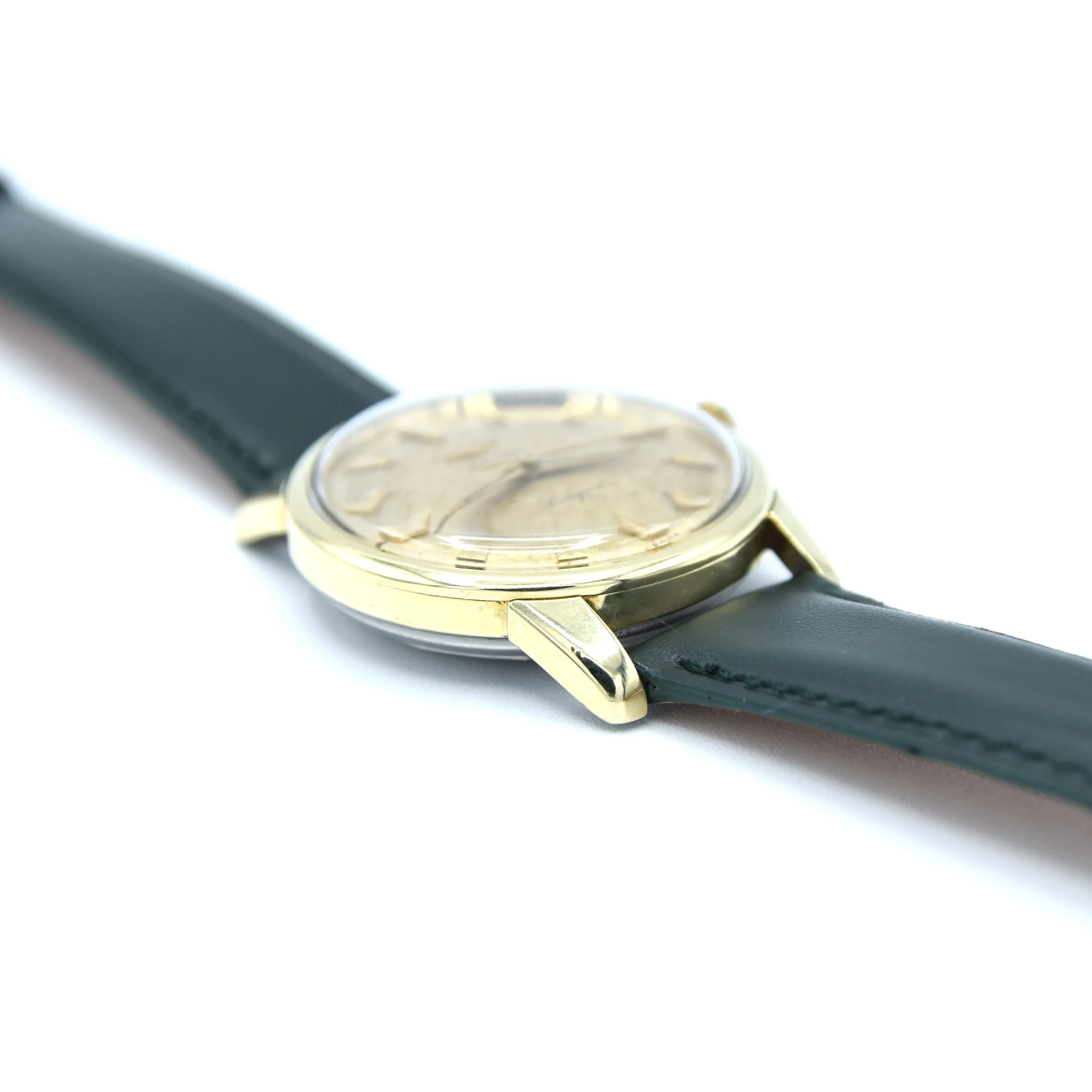 1959 Longines Conquest Automatic Model 9000 with Patina Dial in Gold Capped Case