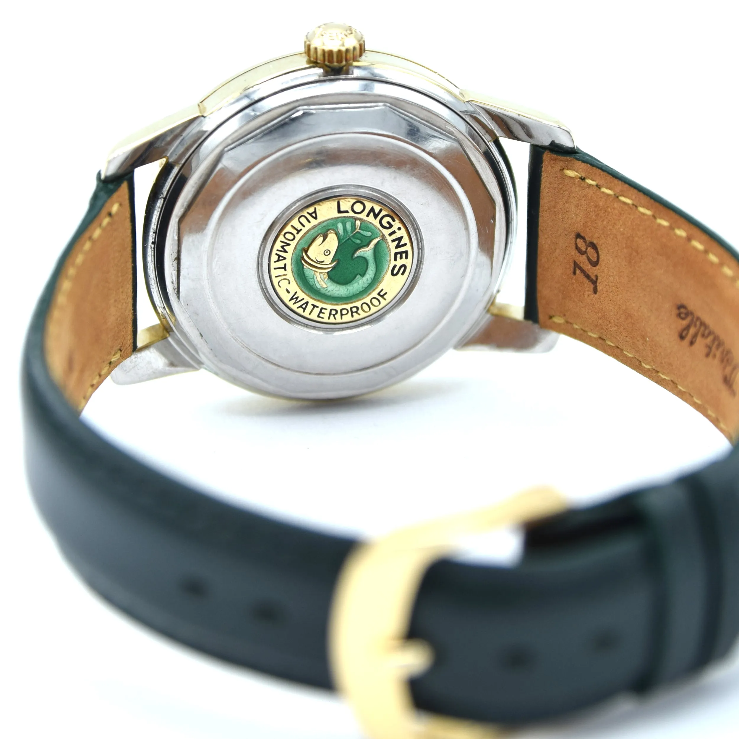 1959 Longines Conquest Automatic Model 9000 with Patina Dial in Gold Capped Case