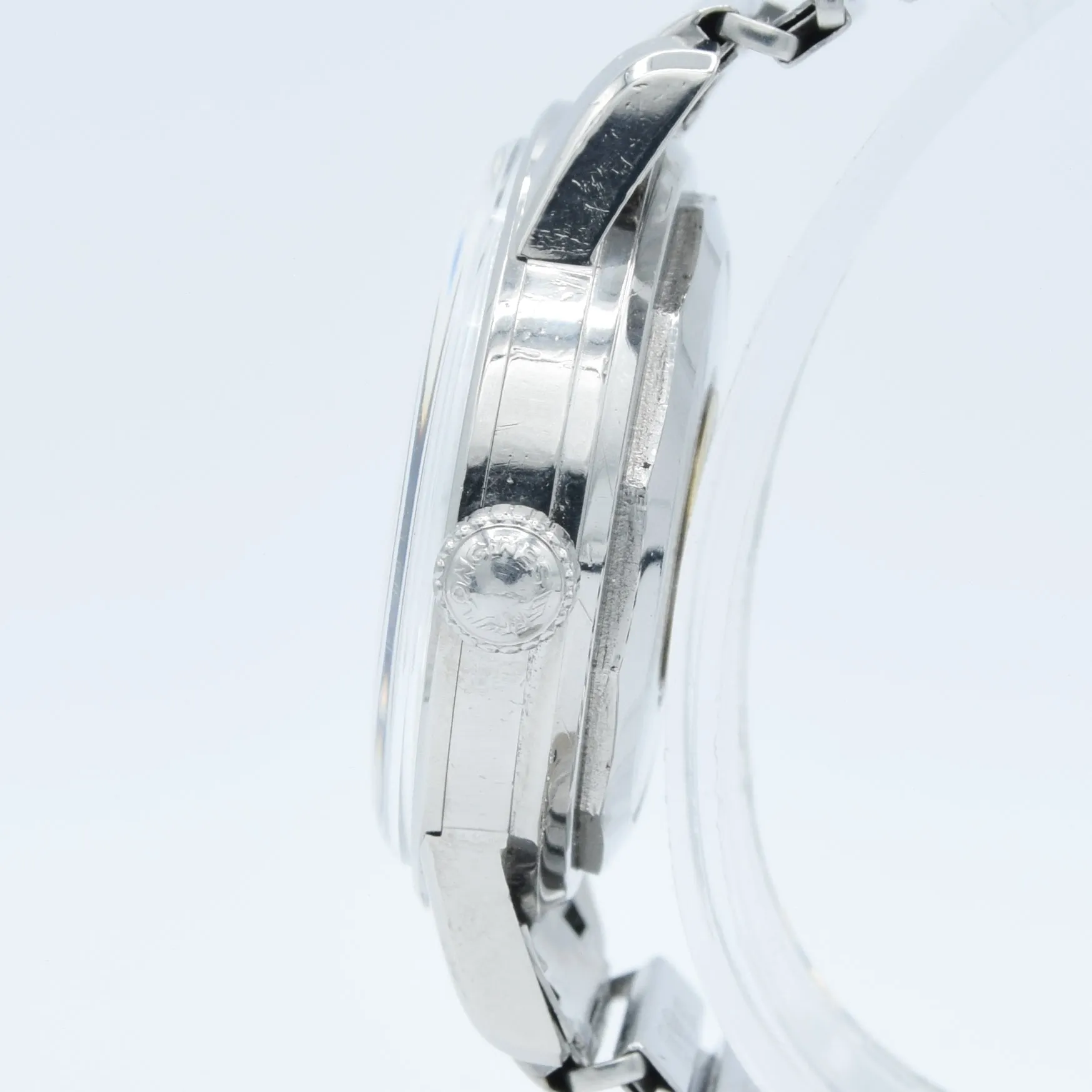 1959 Longines Conquest Model 9000 Full Set in Stainless Steel on Bracelet with Box and Papers & Tags