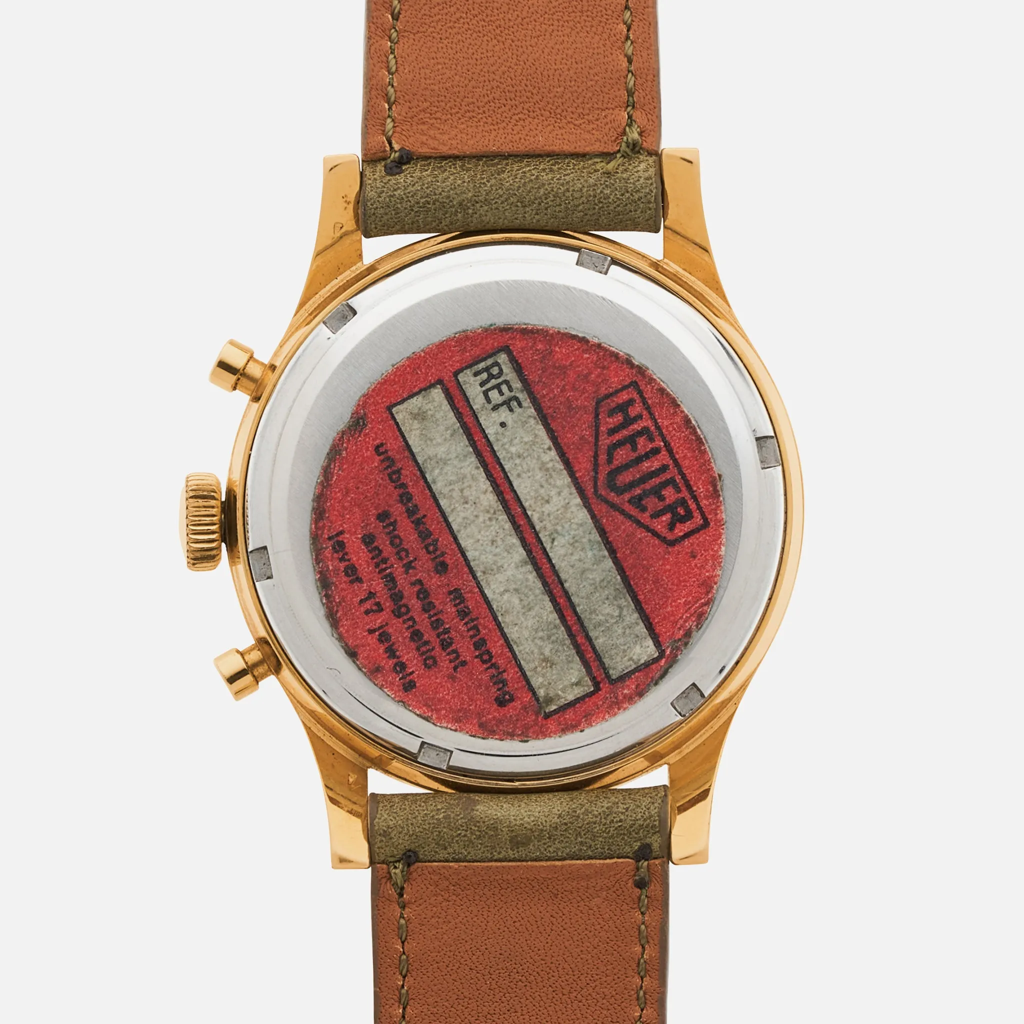 1960s Heuer 'Pre-Carrera' Chronograph With Gold-Filled Case Ref. 3645