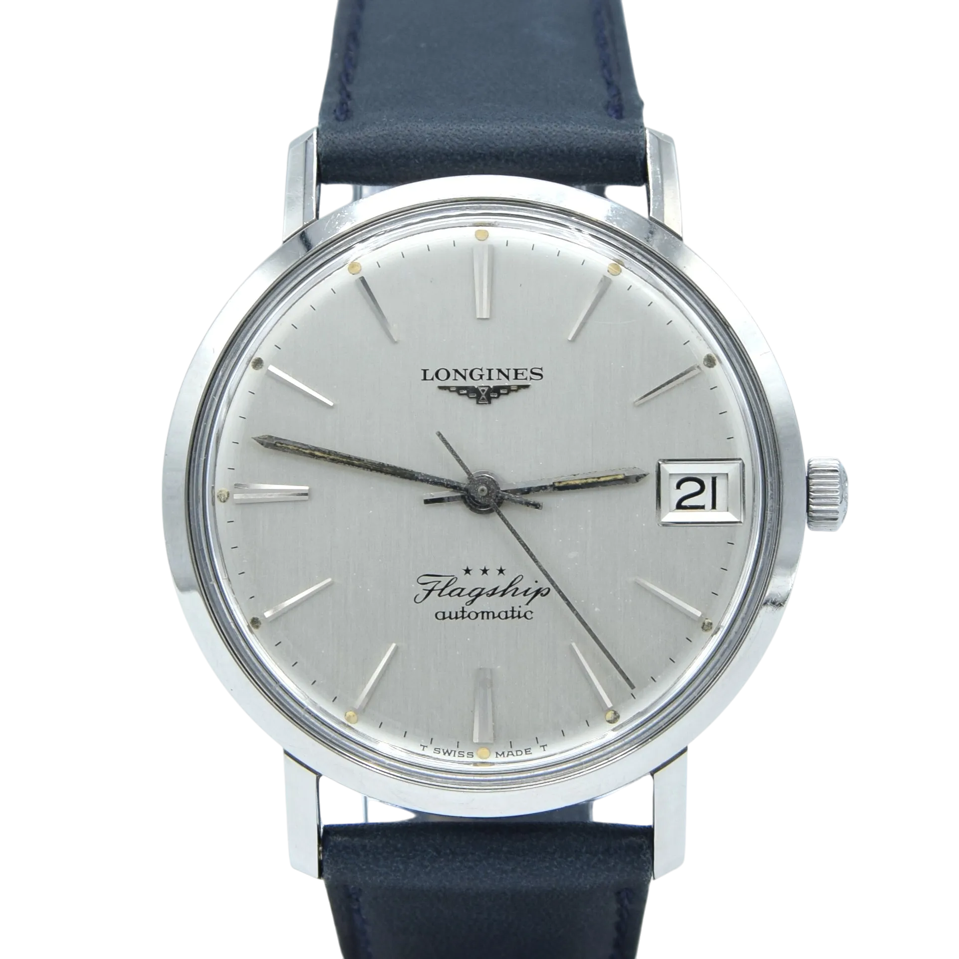 1966 Stunning Longines classic Flagship Automatic Date Model 3120 in Stainless Steel