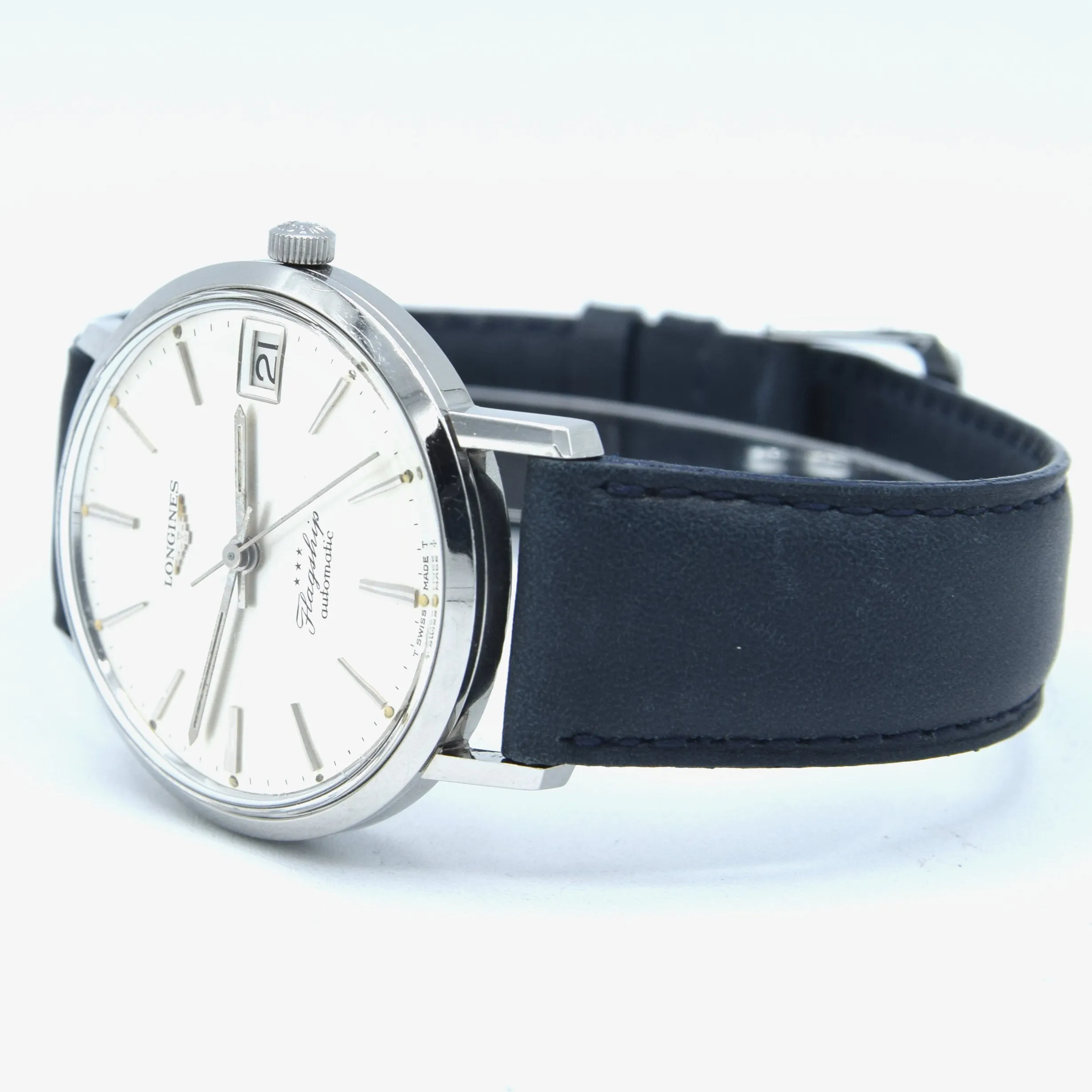 1966 Stunning Longines classic Flagship Automatic Date Model 3120 in Stainless Steel