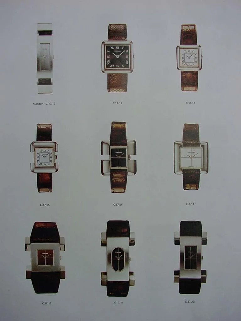 1974 Longines rare 5004 designer Serge Manzon watch 925 sterling silver unisex Watch with Box and deployment