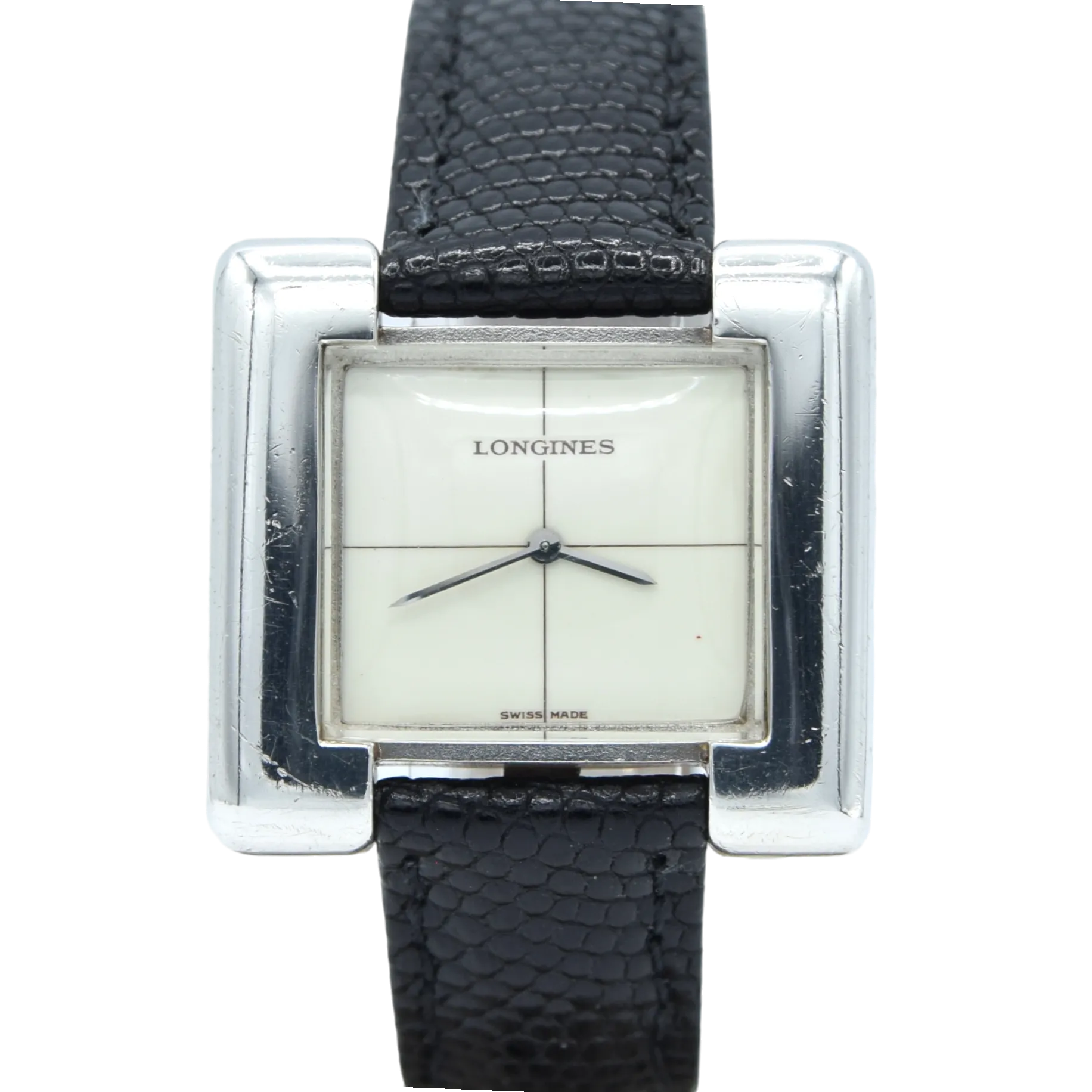 1974 Longines rare 5004 designer Serge Manzon watch 925 sterling silver unisex Watch with Box and deployment