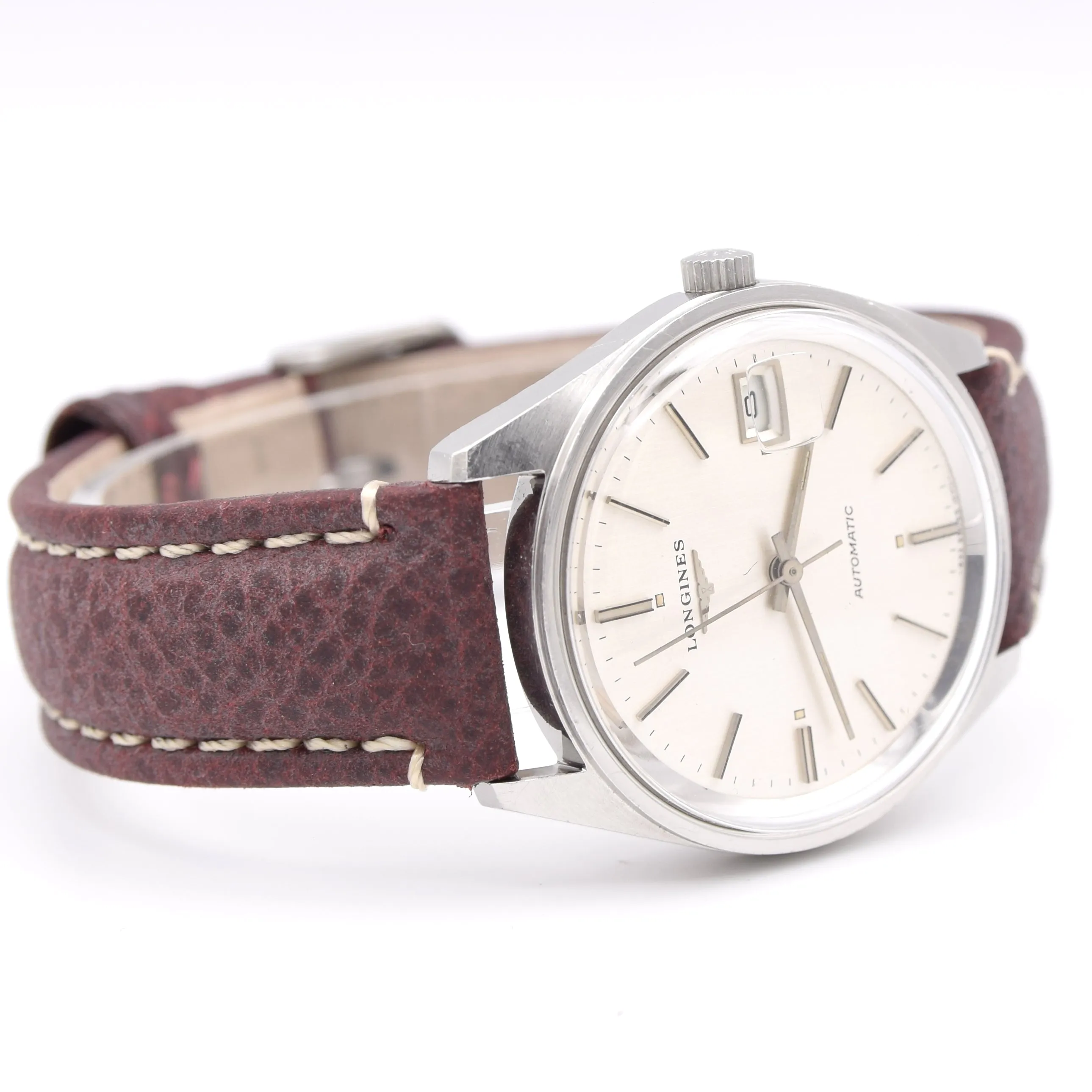 1979 Stunning Longines Automatic Model 1570 - 633 in Stainless Steel Rolls Royce link