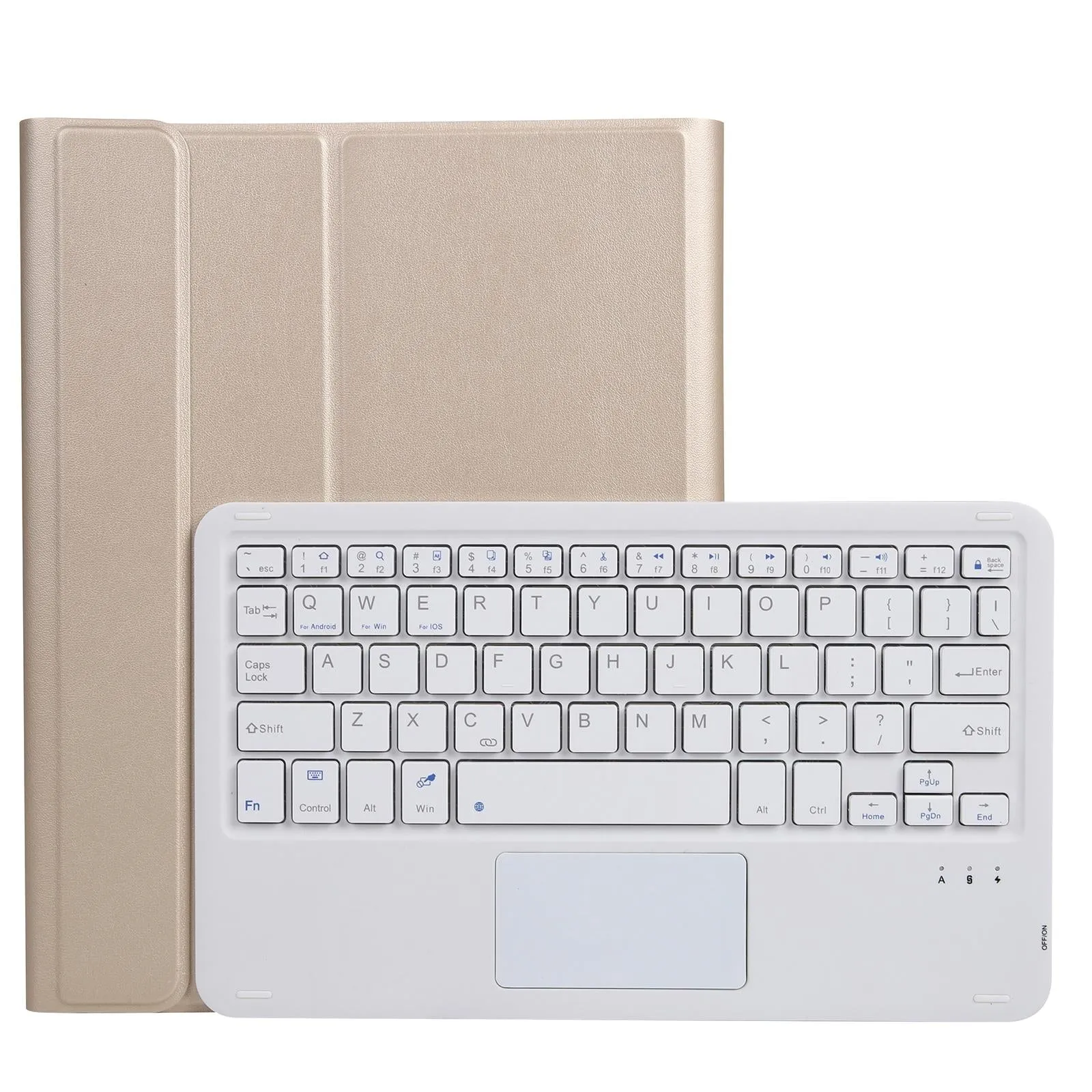 2-In-1 Bluetooth Keyboard & Leather Tablet Case For Ipad Pro 11 / Ipad Air 2020