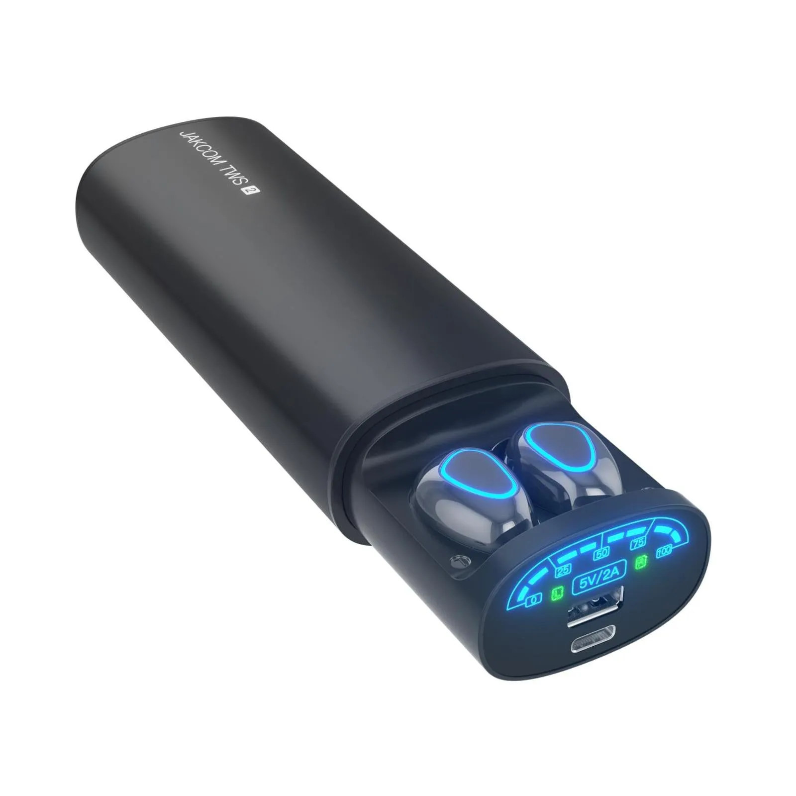 2-in-1 True Wireless Earbuds with Bluetooth 5.0 and Power Bank