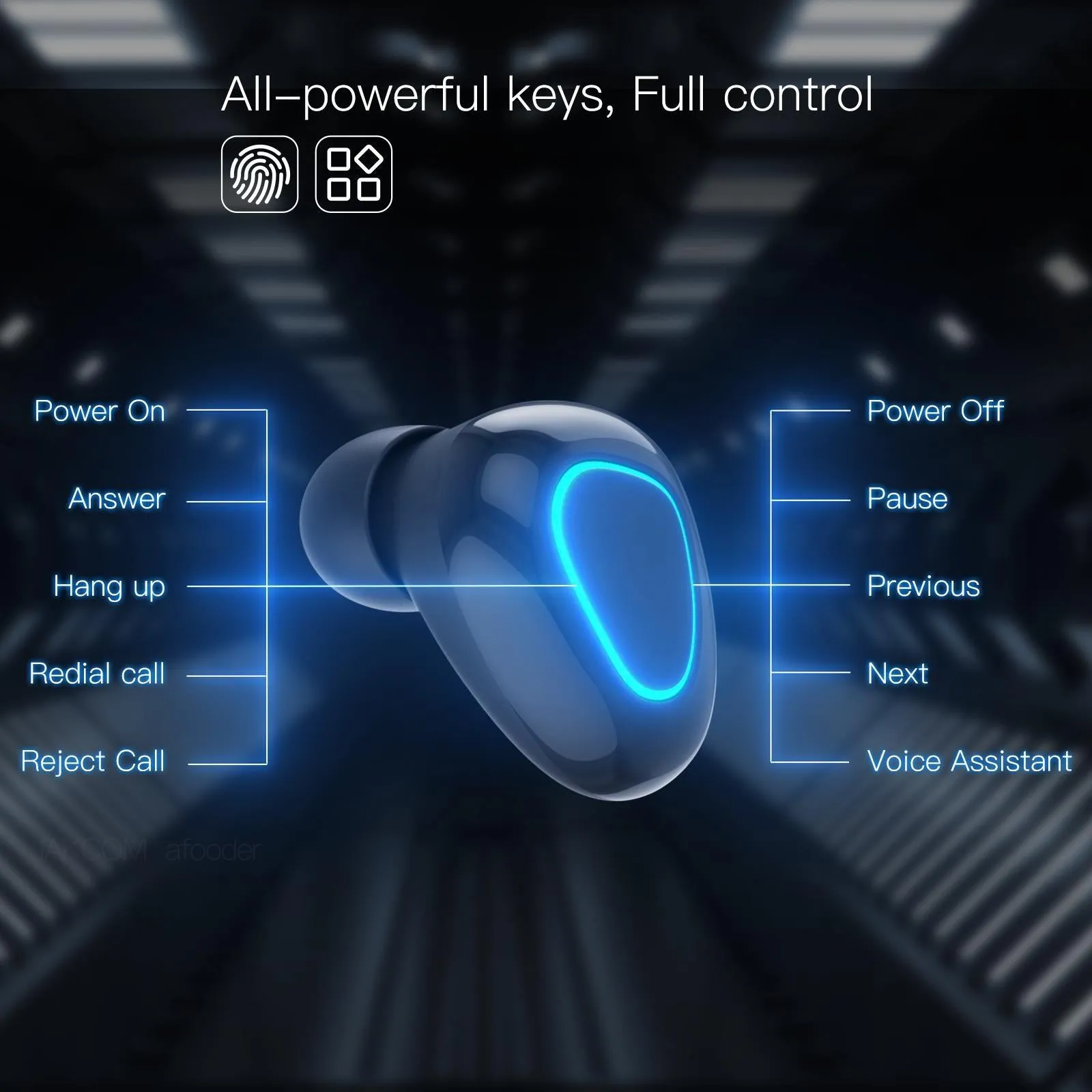 2-in-1 True Wireless Earbuds with Bluetooth 5.0 and Power Bank