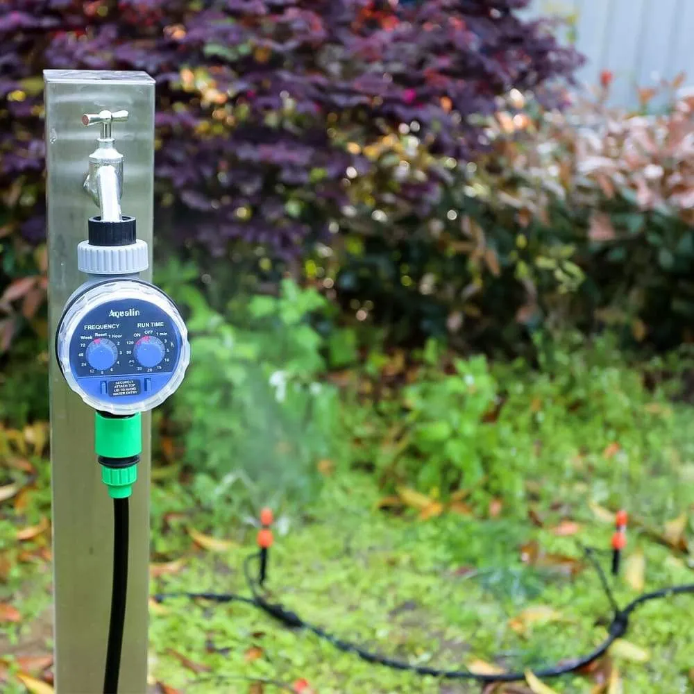 20pc Automatic Watering Adjustable Spring Sprinkler with Support Stake