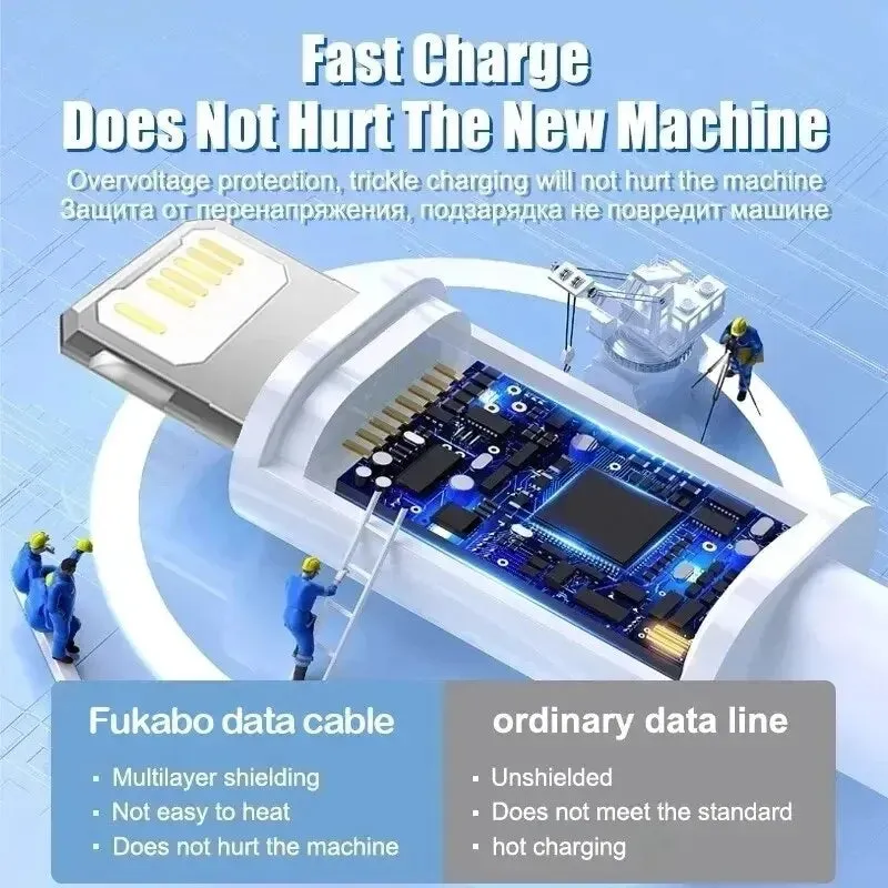 20w Fast Charging Cable for Iphone 13/12/11/14 Pro Max