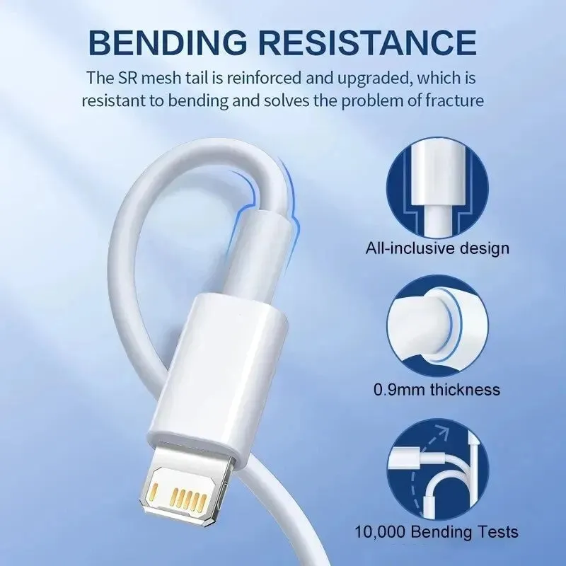 20w Fast Charging Cable for Iphone 13/12/11/14 Pro Max