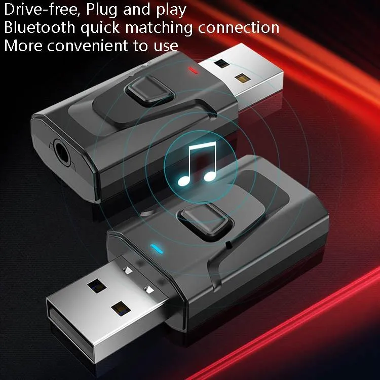4-in-1 Bluetooth 5.0 Audio Adapter with Usb Transmit / Receive