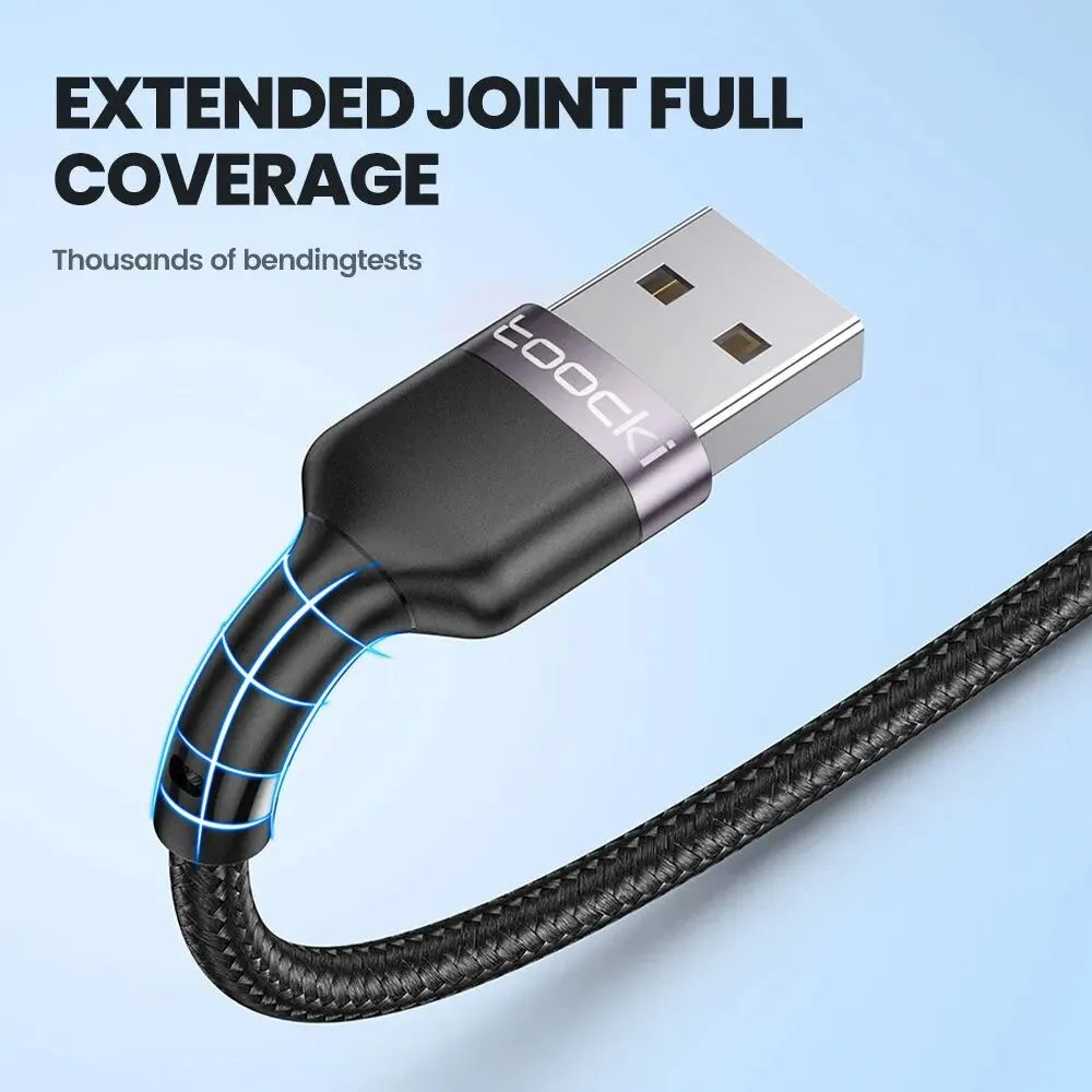 6a 100w 3 in 1 Usb Cable for Iphone Huawei Xiaomi