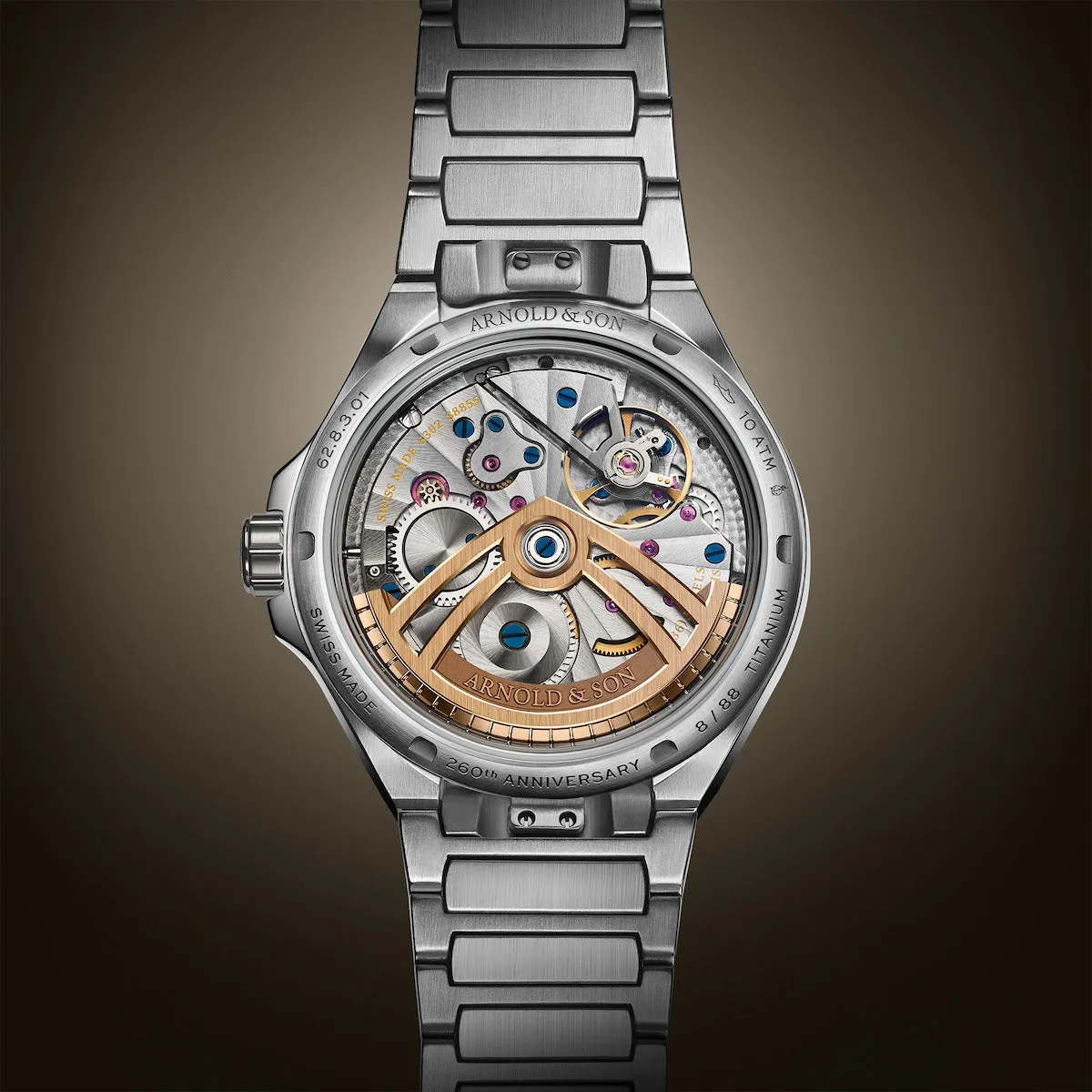 Arnold & Son Longitude Titanium Kingsand Gold