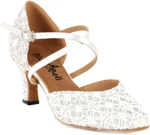 BlueBell Shoes Handmade Women's Ballroom Salsa Wedding Competition Dance Shoes The Brannan 2.5" Heel