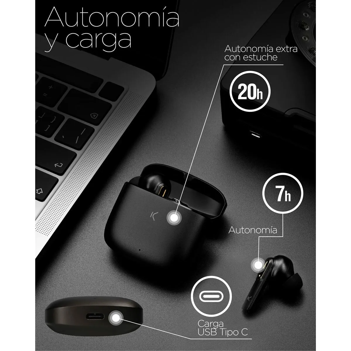 Bluetooth Headphones by Ksix Spark