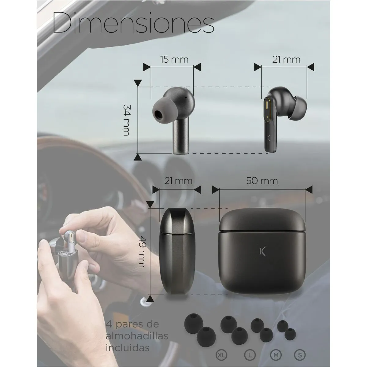 Bluetooth Headphones by Ksix Spark