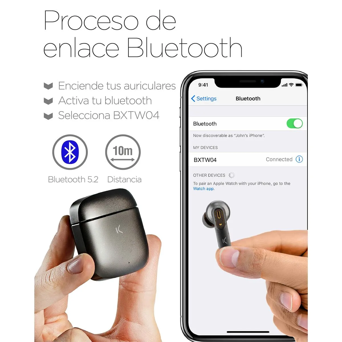 Bluetooth Headphones by Ksix Spark