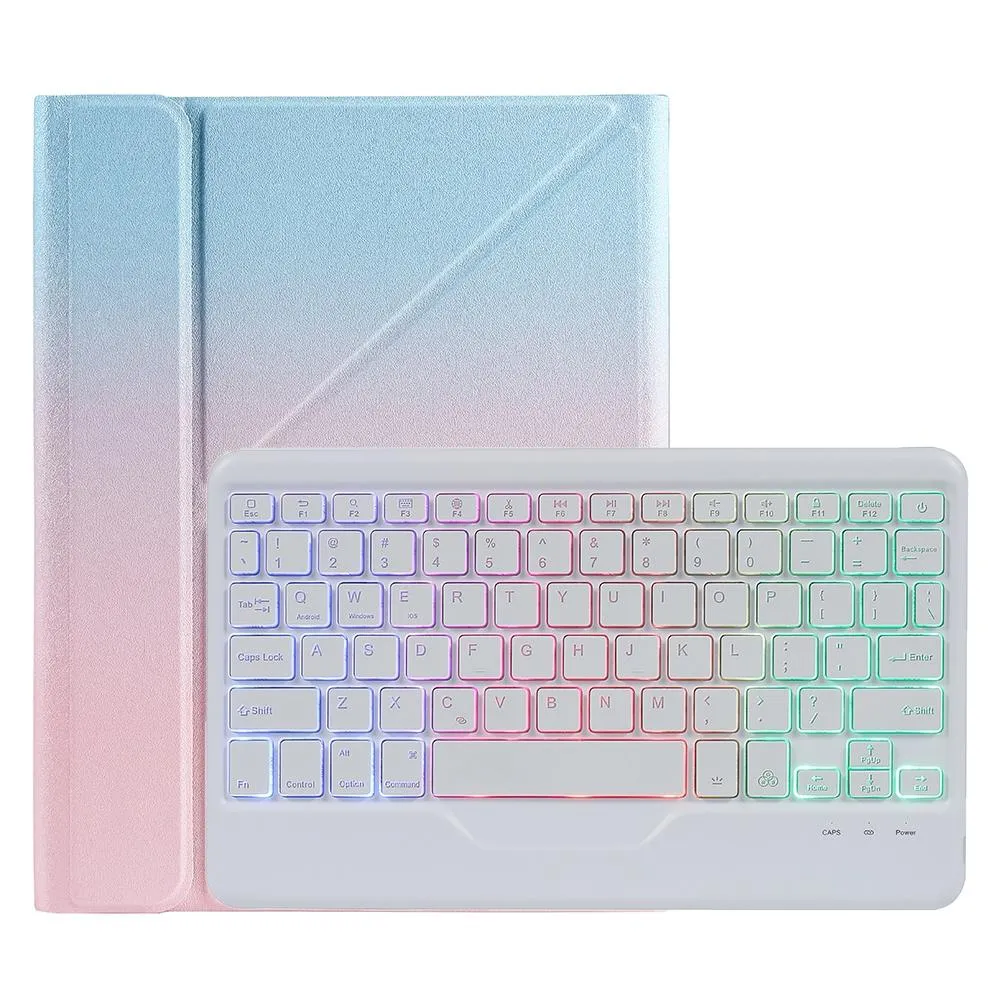 Bluetooth Keyboard Leather Case For Ipad 9.7 - Triangle Holder & Pen Slot