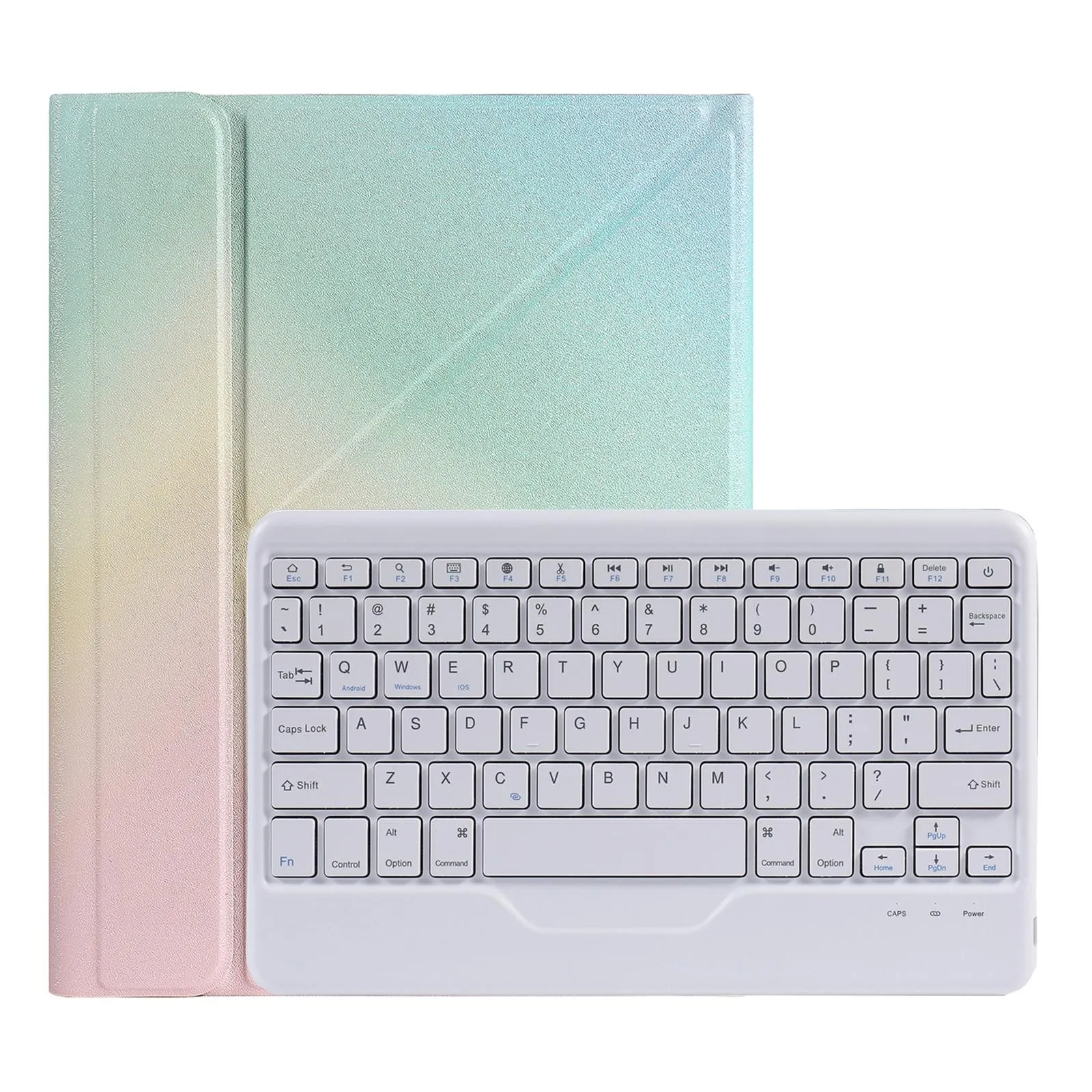 Bluetooth Keyboard Leather Case For Ipad Pro 11 With Triangle Holder & Pen Slot - Fits 2021 / 2020 / 2018 & Air 4 10.9 - Splittable