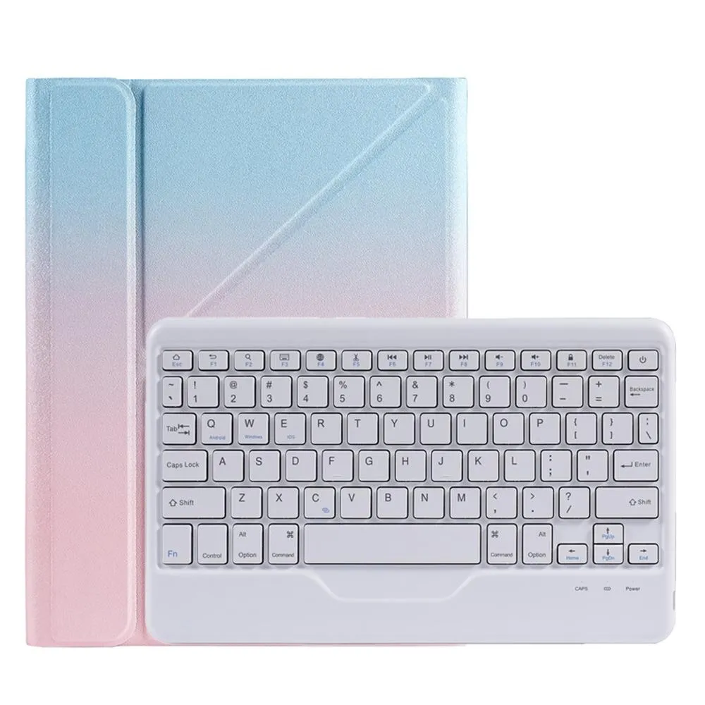 Bluetooth Keyboard Leather Case For Ipad Pro 11 With Triangle Holder & Pen Slot - Fits 2021 / 2020 / 2018 & Air 4 10.9 - Splittable
