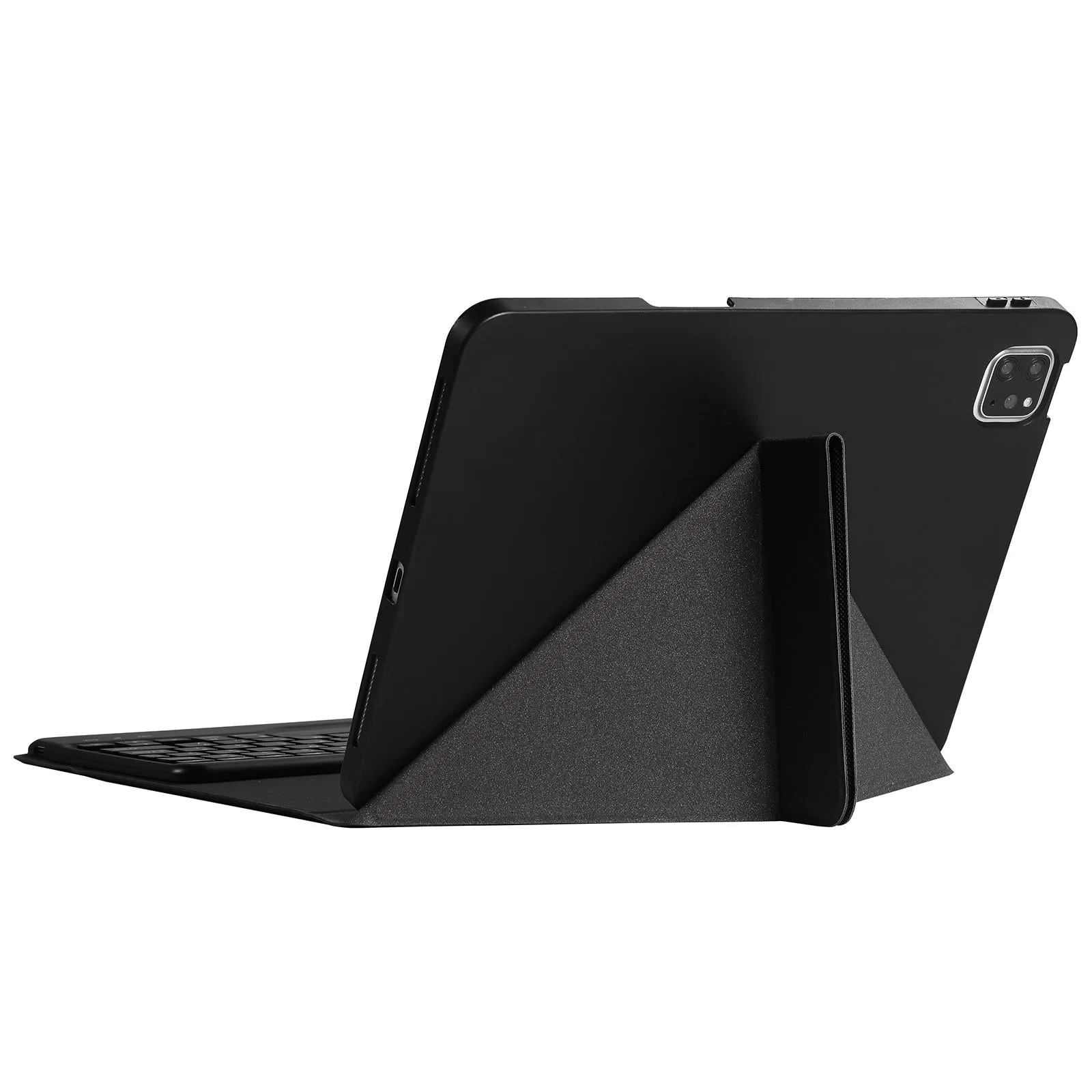 Bluetooth Keyboard Leather Case For Ipad Pro 11 With Triangle Holder & Pen Slot - Fits 2021 / 2020 / 2018 & Air 4 10.9 - Splittable