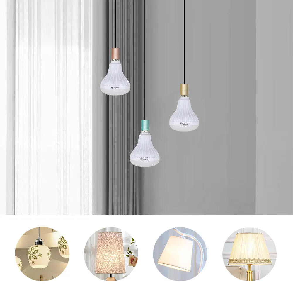 Bluetooth Smart LED Light Speaker with Remote Controler