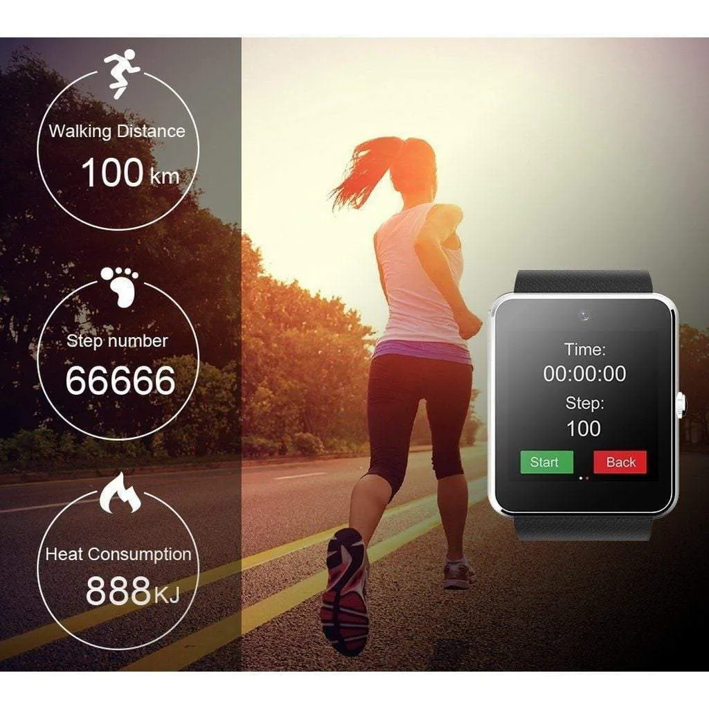 Bluetooth Smartwatch Phone Watch Camera Touch Screen