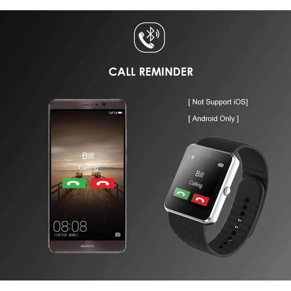 Bluetooth Smartwatch Phone Watch Camera Touch Screen