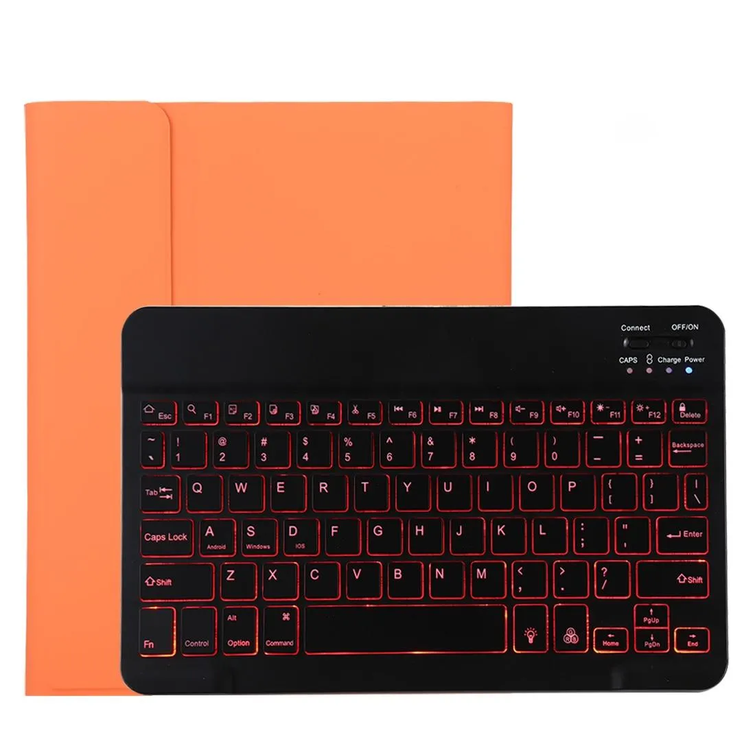 Bluetooth Tablet Case For Ipad Pro 11 With Detachable Microfiber Leather Backlight Pen Slot & Holder
