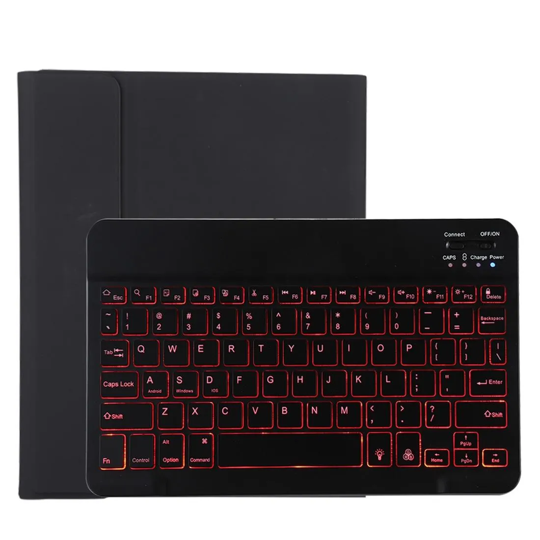 Bluetooth Tablet Case For Ipad Pro 11 With Detachable Microfiber Leather Backlight Pen Slot & Holder