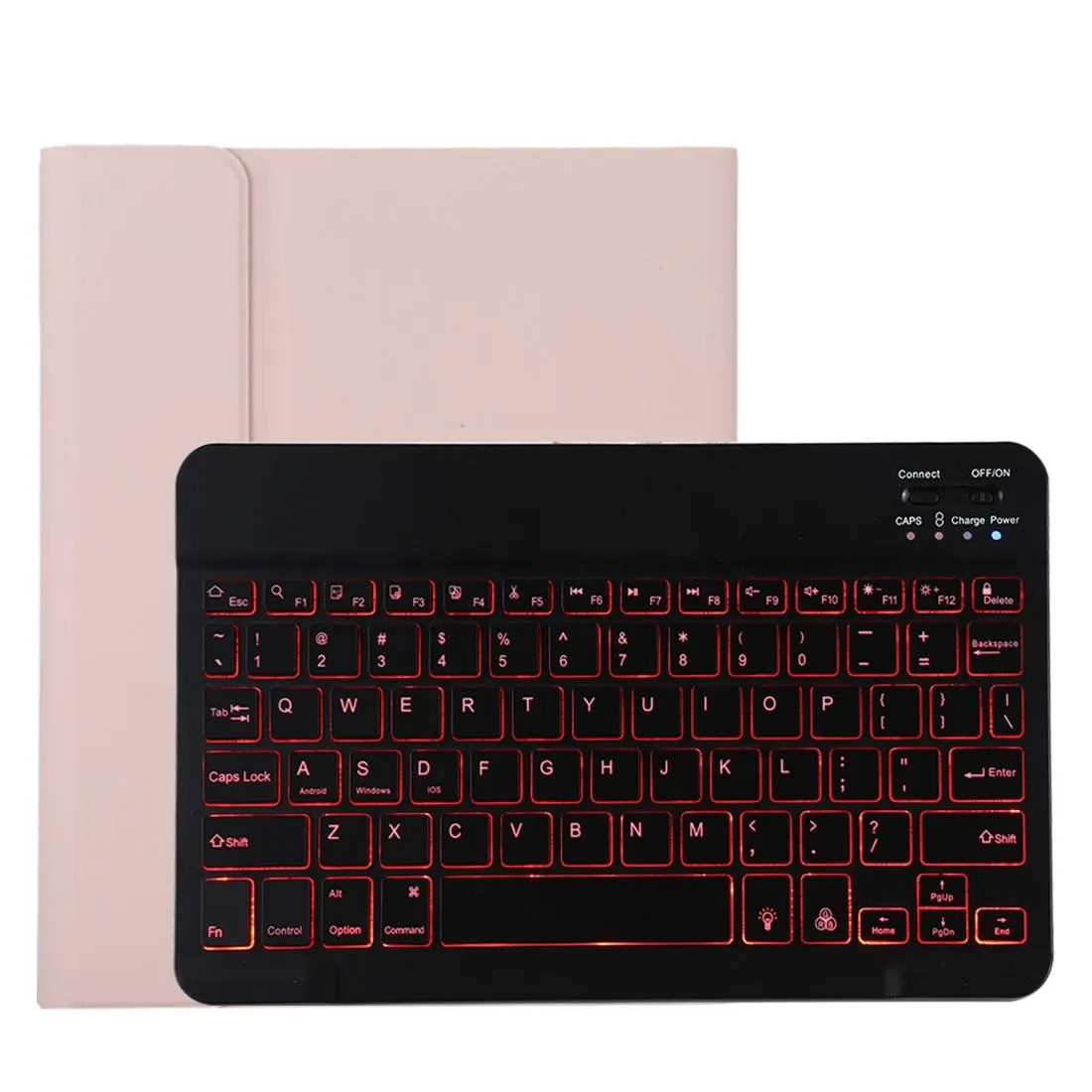 Bluetooth Tablet Case For Ipad Pro 11 With Detachable Microfiber Leather Backlight Pen Slot & Holder