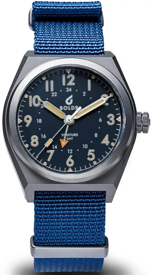 Boldr Watch Venture GMT Blue