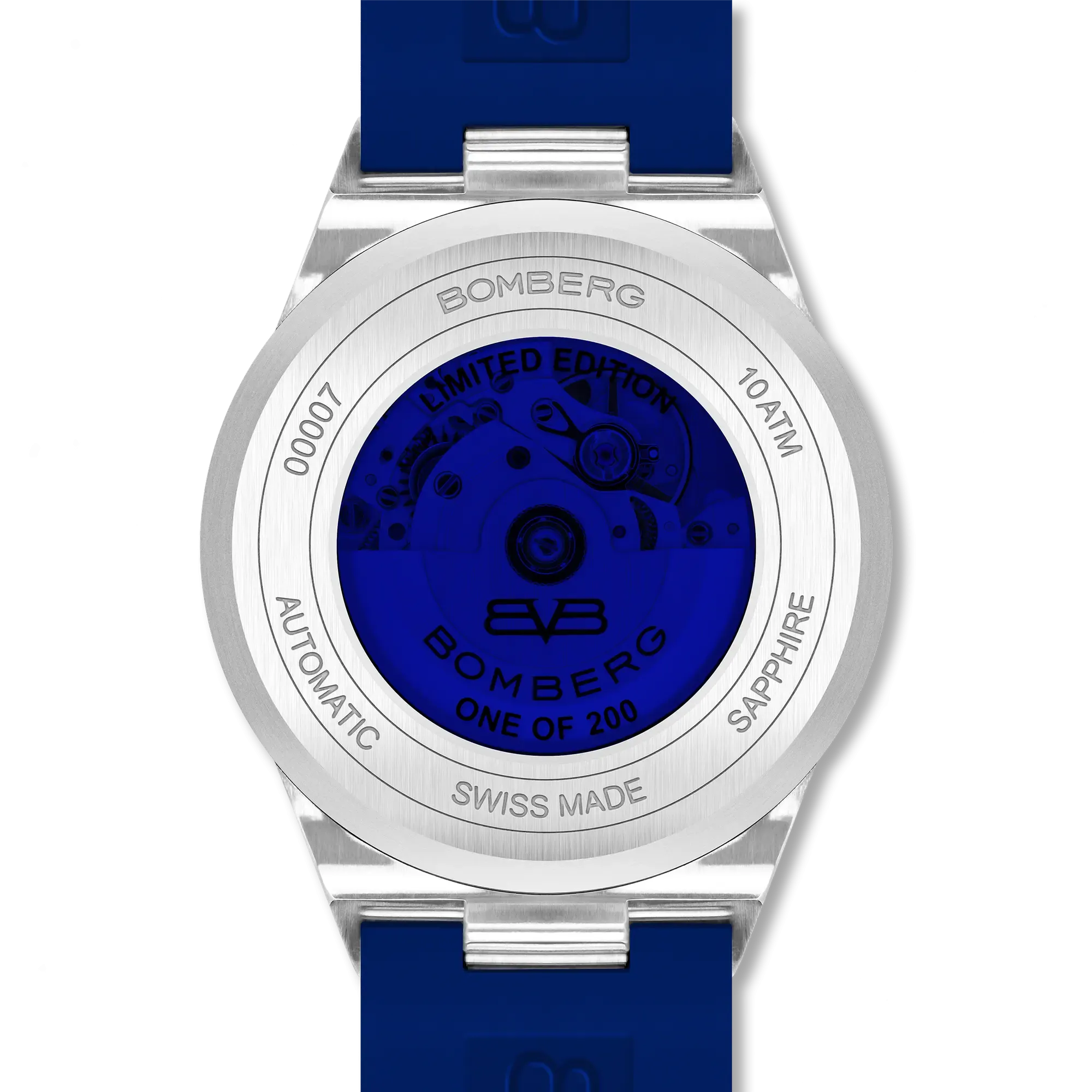 Bomberg Men's Majestic Blue Automatic Watch BF43ASS.12-7.12
