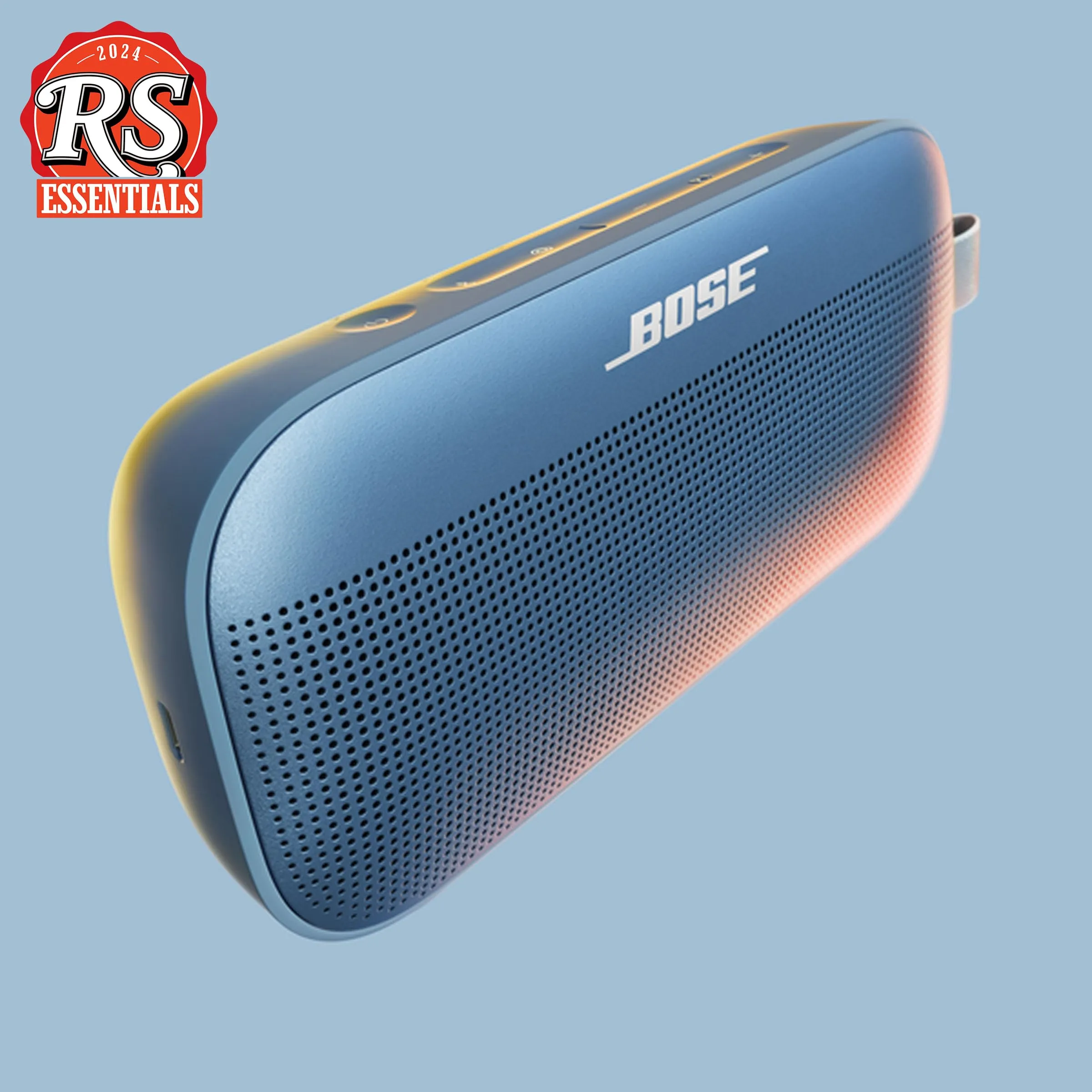 Bose SoundLink Flex Portable Bluetooth Speaker (2nd Gen), Portable Outdoor Speaker with Hi-Fi Audio, Up to 12 Hours Battery Life, Waterproof and Dustproof, Blue Dusk