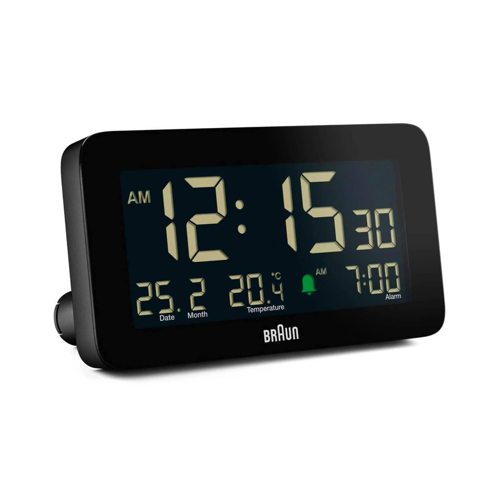 Braun BC10 Alarm Clock, Black