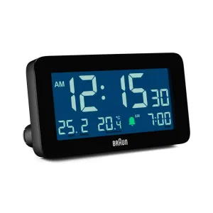 Braun BC10 Alarm Clock, Black